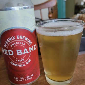 The Phoenix Brewing Co - The Red Band lager from Phoenix Brewing Company. - Breweries Near Me - Mansfield, Ohio