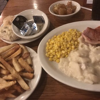Cracker Barrel Old Country Store - Two items does not a sampler make. When you're out of meatloaf, nix the whole dish! - American Near Me - Murfreesboro, Tennessee Cracker Barrel Old Country Store - Two items does not a sampler make. When you're out of meatloaf, nix the whole dish! - American Near Me - Murfreesboro, Tennessee