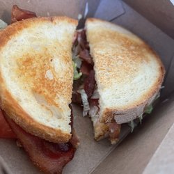 Ames Street Cafe - Hearty sized and perfectly toasted BLT