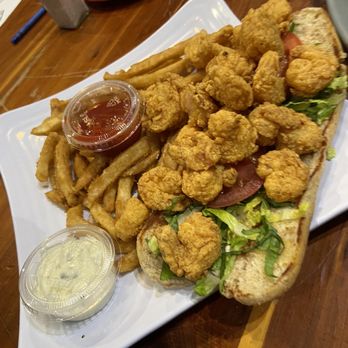 Huli Huli Hut - Shrimp Po boy - American Near Me - Galveston, Texas Huli Huli Hut - Shrimp Po boy - American Near Me - Galveston, Texas