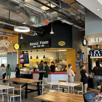 Bubbly Hall - Eating area and store fronts. - Food Court Near Me - New Albany, Ohio