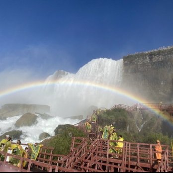 Cave of the Winds - Spectacular view with a full rainbow...still couldn't find the bucket of gold!! - Landmarks & Historical Buildings Near Me - Niagara Falls, New York