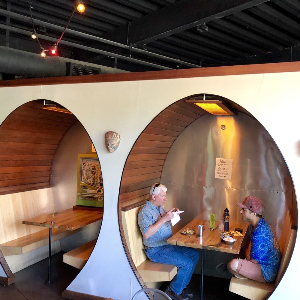 Spork - Cute Booths at Spork Restaurant - Mexican Near Me - Bend, Oregon Spork - Cute Booths at Spork Restaurant - Mexican Near Me - Bend, Oregon