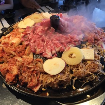 Honey Pig BBQ - Beginning of the meal - beef belly (#1) $24.99 - Korean Near Me - Irvine, California