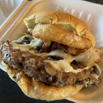 Jewboy Burgers - Burger of the month - Mushroom Swiss Burger - Got pepper jack instead of swiss and added pickles. - Burgers Near Me - Austin, Texas Jewboy Burgers - Burger of the month - Mushroom Swiss Burger - Got pepper jack instead of swiss and added pickles. - Burgers Near Me - Austin, Texas