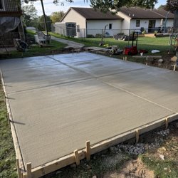G&R Concrete Construction - Concrete shed area in Marne, Michigan