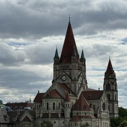 Franz von Assisi Kirche am Mexikoplatz - Church from Danube point of view