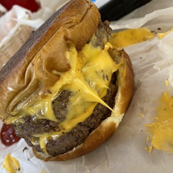 Redamak's - Triple velveta with bacon on a pretzel bun . - Burgers Near Me - New Buffalo, Michigan Redamak's - Triple velveta with bacon on a pretzel bun . - Burgers Near Me - New Buffalo, Michigan