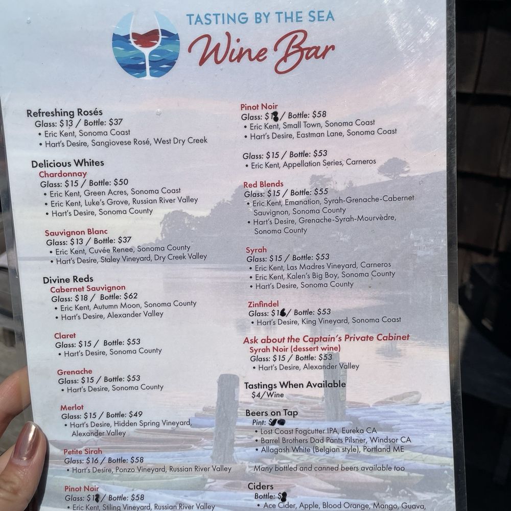 Tasting by the Sea Wine Bar - Wine Bars Near Me - Jenner, California Tasting by the Sea Wine Bar - Wine Bars Near Me - Jenner, California