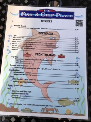 Menu photo 4 The Fish and Chip Place Tobermory, ON Menu photo 4 The Fish and Chip Place Tobermory, ON