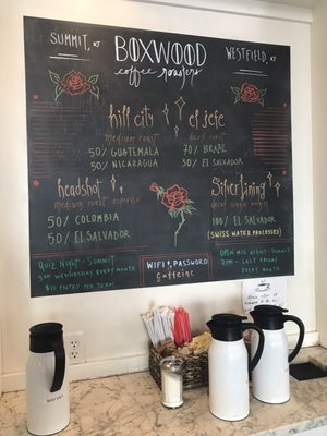 Menu photo 8 Boxwood Coffee Summit, NJ