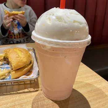 Smashburger - STRAWBERRY SHAKE - Burgers Near Me - Southington, Connecticut Smashburger - STRAWBERRY SHAKE - Burgers Near Me - Southington, Connecticut