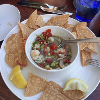 Schooners Monterey - Ceviche with calamari and shrimp. - Seafood Near Me - Monterey, California Schooners Monterey - Ceviche with calamari and shrimp. - Seafood Near Me - Monterey, California