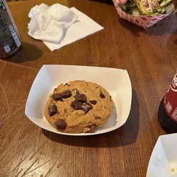 Livi's Pockets - A chocolate chip cookie - massive and thick and tasty
