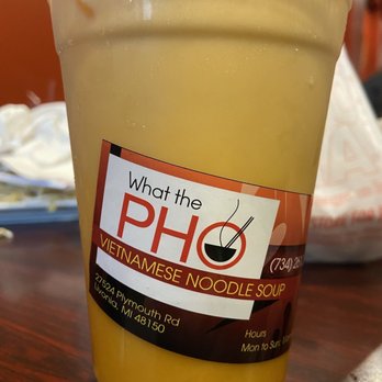 What The Phở - Thai tea boba with tapioca pearls - Vietnamese Near Me - Livonia, Michigan What The Phở - Thai tea boba with tapioca pearls - Vietnamese Near Me - Livonia, Michigan