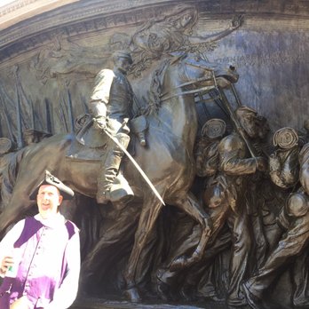 Liberty Trail Boston - At the Shaw Memorial - Historical Tours Near Me Liberty Trail Boston - At the Shaw Memorial - Historical Tours Near Me