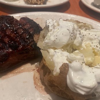 Black Angus Steakhouse - 12 ou top sirloin with classic baked potato- $27.95 with other side- BOGO right now!! - Steakhouses Near Me - Burbank, California