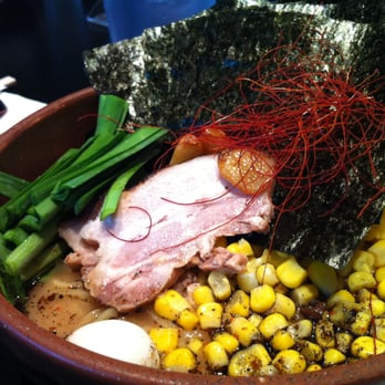 Ramen Dojo - Garlic Pork, Mild spicy, with Corn, Seaweed, Green Chives - 4 stars - Ramen Near Me - San Mateo, California Ramen Dojo - Garlic Pork, Mild spicy, with Corn, Seaweed, Green Chives - 4 stars - Ramen Near Me - San Mateo, California