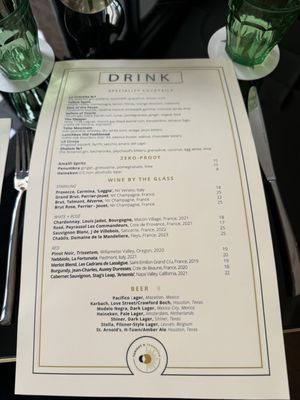 Menu photo 4 Tonight & Tomorrow - La Colombe d'Or Houston, TX Menu photo 4 Tonight & Tomorrow - La Colombe d'Or Houston, TX