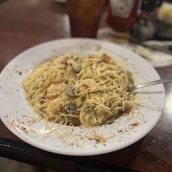 Magnolia Grill - seafood pasta, lotta food
