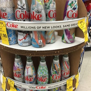 Walgreens - Special display of new Diet Coke glass bottles. - Drugstores Near Me - Chicago, Illinois Walgreens - Special display of new Diet Coke glass bottles. - Drugstores Near Me - Chicago, Illinois