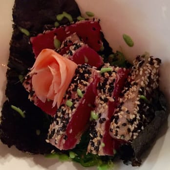Lake View Tavern - Seared Ahi and Seaweed Salad like Kimo and Leilani used to make - New American Near Me - Lake Harmony, Pennsylvania Lake View Tavern - Seared Ahi and Seaweed Salad like Kimo and Leilani used to make - New American Near Me - Lake Harmony, Pennsylvania