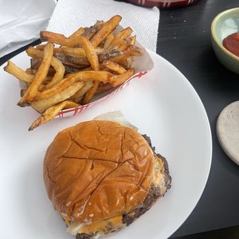 Red Hot Ranch - RHR Double Burger and Fries - Hot Dogs Near Me - Chicago, Illinois
