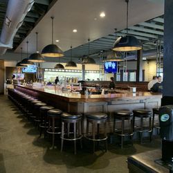 Bricks Kitchen and Pub - Center bar area