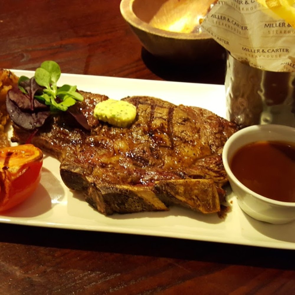 Miller & Carter Cardiff Hayes - 18 oz Ribeye on the Bone - Steakhouses Near Me - Cardiff, CRF
