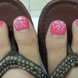 i'm happy with my pedicure