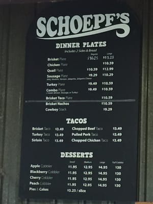 Menu photo 6 Schoepf's Bar-B-Que Belton, TX Menu photo 6 Schoepf's Bar-B-Que Belton, TX