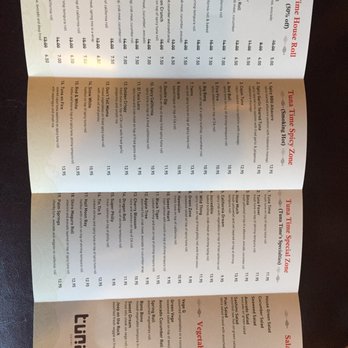 Tuna Time - Menu 3 - Sushi Bars Near Me - Yucaipa, California