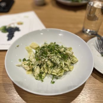 Glasshouse Kitchen - Crab Pesto Pasta - Pizza Near Me - Research Triangle, North Carolina Glasshouse Kitchen - Crab Pesto Pasta - Pizza Near Me - Research Triangle, North Carolina