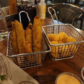 Burger Village - Fried pickles - Burgers Near Me - Brooklyn, New York Burger Village - Fried pickles - Burgers Near Me - Brooklyn, New York