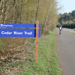 The Cedar River Trail along Maple Valley Highway, Renton