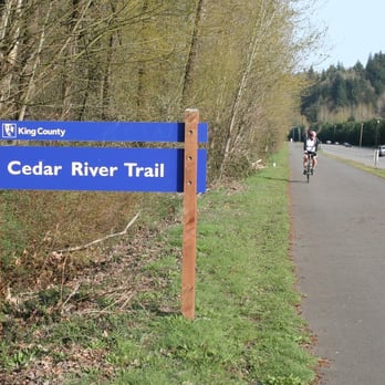 Cedar River Trail - The Cedar River Trail along Maple Valley Highway, Renton - Mountain Biking Near Me - Renton, Washington