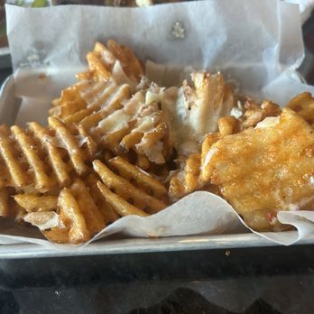 Sidecar Slider Bar - Garlic and Parm Waffle Fries - Burgers Near Me - Grosse Pointe, Michigan