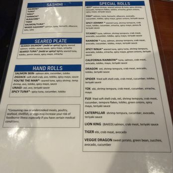 Fuji Sushi - Menu 8.2026 - Sushi Bars Near Me - Elk Grove, California