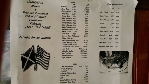 Menu photo 3 Jamerican Cuisine Richmond, VA