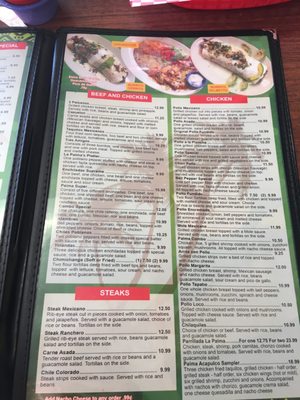 Menu photo 3 La Palma Mexican Grill Pelzer, SC Menu photo 3 La Palma Mexican Grill Pelzer, SC