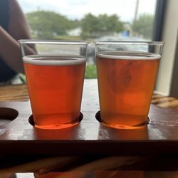Broomtail Craft Brewery - Part of my flight. The first two were so good. I didn't think to take a picture.