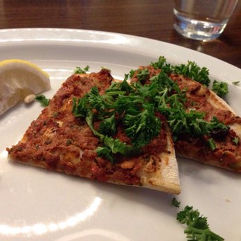 Anatolia Turkish Food - Lahmacum as appetizer, it was four pieced for just 2$ - Turkish Near Me - Calgary, Alberta