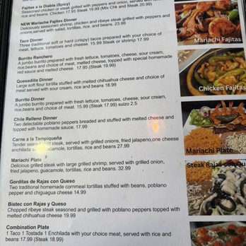 El Mariache Mexican Grill - Menu - Mexican Near Me - Schererville, Indiana