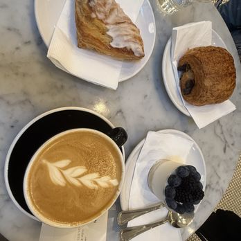 Tatte Bakery & Cafe | Boston Catering - Strawberry turn over, panne au chocolate, yogurt and a cappuccino - Bakeries Near Me - Boston, Massachusetts Tatte Bakery & Cafe | Boston Catering - Strawberry turn over, panne au chocolate, yogurt and a cappuccino - Bakeries Near Me - Boston, Massachusetts