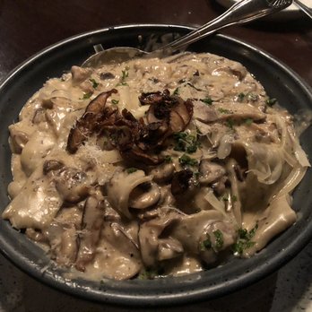 Tarantelli's - Fungi mushroom with homemade pasta in cream sauce - Italian Near Me - Wilmington, North Carolina Tarantelli's - Fungi mushroom with homemade pasta in cream sauce - Italian Near Me - Wilmington, North Carolina