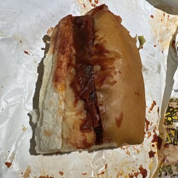 Busy Bee Market - Half of the Italian sausage sandwich. - Sandwiches Near Me - San Pedro, California