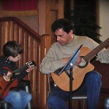 Ambler Music Academy - Teacher and Student performing during the recital - Musical Instruments & Teachers Near Me - Ambler, Pennsylvania Ambler Music Academy - Teacher and Student performing during the recital - Musical Instruments & Teachers Near Me - Ambler, Pennsylvania