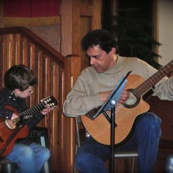 Ambler Music Academy - Teacher and Student performing during the recital