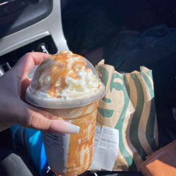 Starbucks - Tall caramel Frappuccino with extra caramel - Coffee & Tea Near Me - Mooresville, North Carolina Starbucks - Tall caramel Frappuccino with extra caramel - Coffee & Tea Near Me - Mooresville, North Carolina