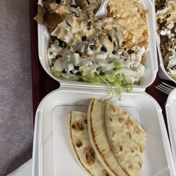Gyro Kings - Chicken and gyro meat with veggies and rice. - Mediterranean Near Me - Omaha, Nebraska